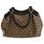 Gucci SUKEY CLOTH HANDBAG Brown Beige  ref.215759