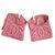 Chanel Handschuhe Pink Leder  ref.215865