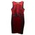 Karen Millen Stretch satin dress Red Dark red Elastane Polyamide Acetate  ref.215878