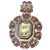 Chanel Collares pendientes Rosa Dorado Amarillo Metal  ref.215910