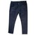Armani Jeans Pantalón recto de algodón azul, tamaño 36  ref.216105