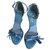 Dior Des sandales Cuir Bleu clair  ref.216118