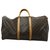 Louis Vuitton Keepall 55 Brown Cloth  ref.216174