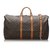 Louis Vuitton Brown-Monogramm Keepall Bandouliere 60 Braun Leder Leinwand  ref.216224