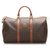 Céline Celine Brown Macadam Travel Bag Dark brown Leather Plastic Pony-style calfskin  ref.216247