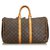 Louis Vuitton Brown-Monogramm-Keepall 45 Braun Leder Leinwand  ref.216269