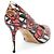 Décolleté Charlotte Olympia con stampa rose - vista 4