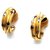 Love cartier 18K Gold Diamond Multi-gemstone Trinity Hoop Earrings Golden Yellow gold  ref.216759