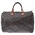 Louis Vuitton Speedy Brown Cloth  ref.216807