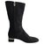 Chanel boots Suede Noir  ref.216983