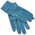 Chanel gloves Blue Leather  ref.216989