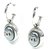 CHANEL coco mark hoop Swing metal Womens Earrings silver  ref.217020