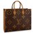 Louis Vuitton LV Onthego GM Brown Leather  ref.217098