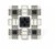 Chanel black white crystals xl cc Métal Argenté  ref.217270