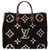 Louis Vuitton OntheGo Brown Wool  ref.217280