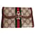 Vintage Gucci wallet Brown Red Beige Green  ref.217297