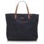 Gucci Blue GG Nylon Tote Bag Brown Navy blue Leather Pony-style calfskin Cloth  ref.217346