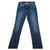 Guess Ratet mal, Alexa Regular Blue Straight Jeans Größe 38 (29 US) Blau Baumwolle Elasthan  ref.217515