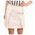 BRUNELLO CUCINELLI A-Line Skirt Size 42 M Linen Blend Leather Waistband Beige  ref.217606