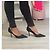 Décolleté Jimmy Choo Anouk in nubuck nero - vista 4