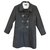 manteau léger APC t 38 Coton Noir  ref.217716