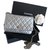 Chanel WOC Wallet on Chain Mini Bag Prata Metálico Couro  ref.217724