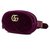 Pochette-ceinture Gucci GG Marmont en velours matelassé violet Cuir  ref.217944