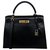 Hermès Hermes Kelly 28 Sellier en cuir Box noir  ref.217949