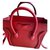 Céline Handbags Red Leather  ref.218031