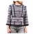 Chanel 5Giacca K $ in tweed con finiture in denim Blu  ref.218036