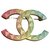 Chanel Pins & brooches Multiple colors Metal  ref.218065