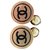 Chanel 94P vintage cuff links Unisex Gold hardware Metal  ref.218131