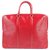 Louis Vuitton Red Epi Porte-Dokumente Reise Rot Leder  ref.218376