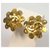 CHANEL coco mark GP Womens earrings gold  ref.218518