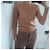 uniqlo 100% Wollpullover mit Rundhalsausschnitt in Kamelbraun. Größe XS. - Ansicht 3