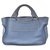 Céline Celine handbag Blue Suede  ref.218727