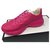 GUCCI Rhyton leather sneakers NEW PINK  ref.218739