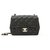 Classique Chanel Sacs à main Cuir vernis Noir  ref.218808