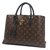 Louis Vuitton Flower tote Womens handbag M43550 Noir Black Cloth  ref.218980
