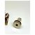 Chiusura CHANEL CC turnlock in metallo dorato Gold hardware - vista 5