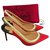 Christian Louboutin pumps Red Patent leather  ref.219118