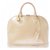Louis Vuitton Alma Beige Patent leather  ref.219162