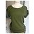 ISABEL MARANT ETOILE Camiseta lin vertTM Verde oliva - vista 4