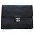 Chanel TIMELESS Black Leather  ref.219205