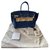 Hermès Birkin bag new Blue Leather  ref.219224