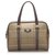 Burberry Brown Plaid Canvas Handbag Multiple colors Khaki Leather Cloth Pony-style calfskin Cloth  ref.219318