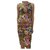 DOLCE & GABBANA Conjunto de falda plisada con estampado floral Carretto Traje Sz.36 Multicolor Seda  ref.219347