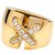 Chaumet ring, "Links" large model, yellow gold, diamants.  ref.219387