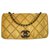 Timeless Chanel Amarelo Couro  ref.219405