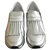 Tod's Sneakers Silvery Leather  ref.219455
